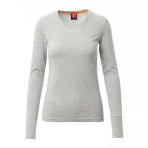 tee-shirt pineta mélangé-gris chiné-femme-1