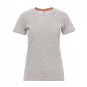tee-shirt sunset mélangé femme gris chiné-1