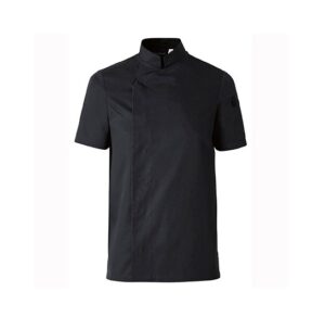 Veste de cuisine Shade Homme manches courtes noir