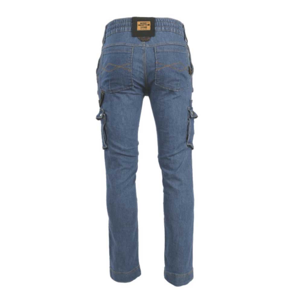 pantalon de travail Usain bleu