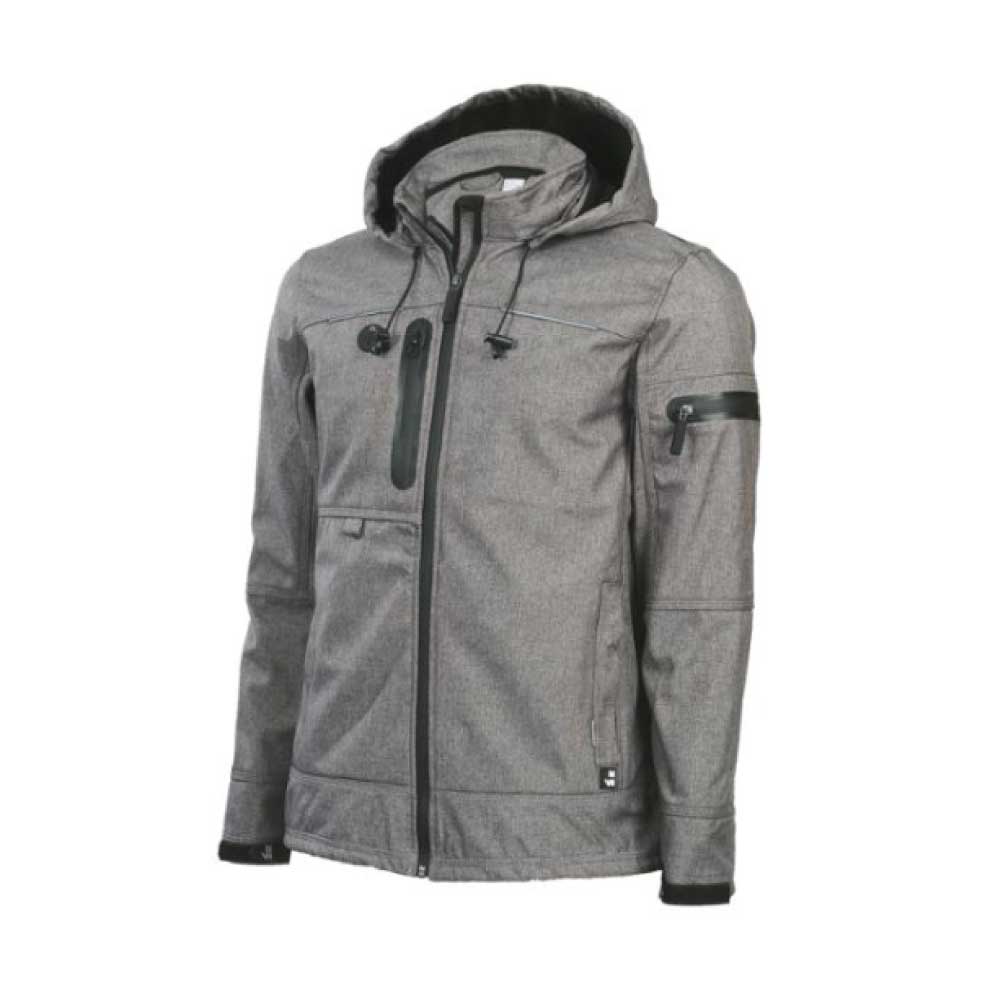 veste softshell gris